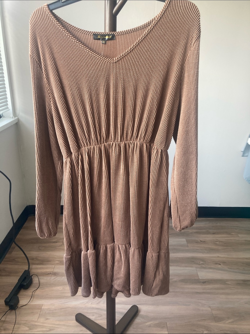 Lexington Ave brown dress boho casual business casual western granola girl 3X - Picture 15 of 17